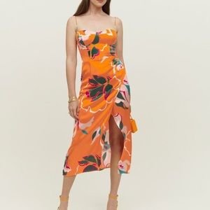 Reformation ‘Marguerite’ Silk Dress NWT
